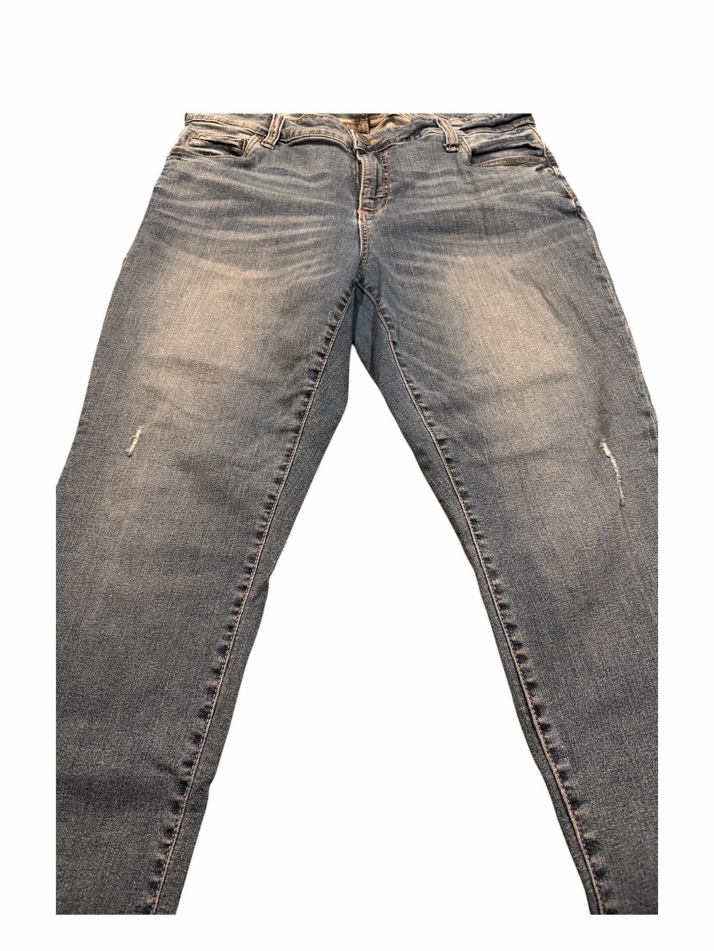 Kut from the Kloth Catherine Boyfriend Jeans in Light Blue Wash 14W - Picture 2 of 8